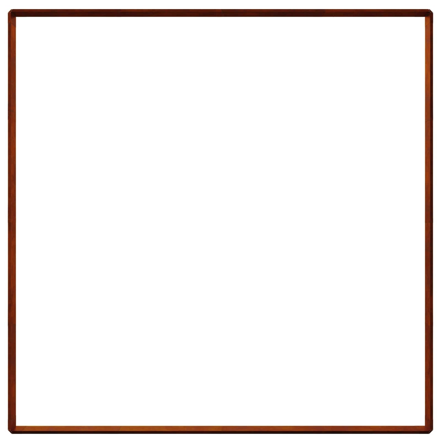 Schneckenzauns 20 stk. 100 x 3,5 x 25 cm Wetterfeststahl Rostig