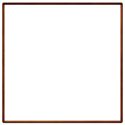 Schneckenzauns 20 stk. 100 x 3,5 x 25 cm Wetterfeststahl Rostig