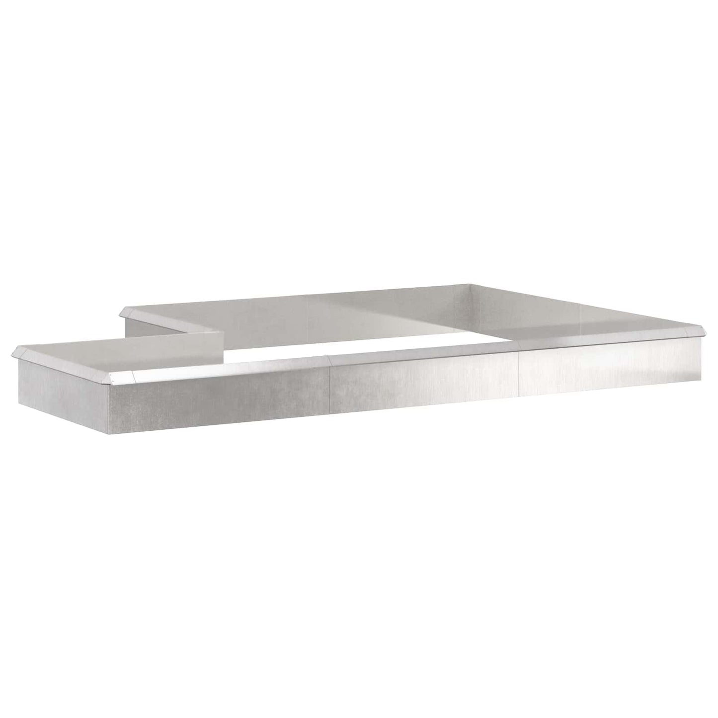 Schneckenzauns 16 stk. 100 x 3,5 x 25 cm Edelstahl Silber