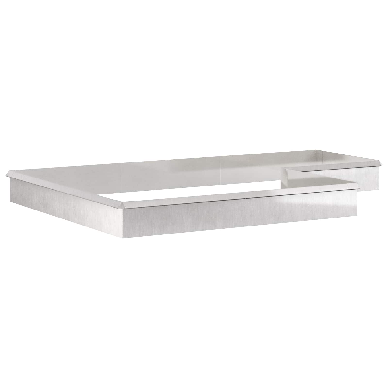 Schneckenzauns 16 stk. 100 x 3,5 x 25 cm Edelstahl Silber