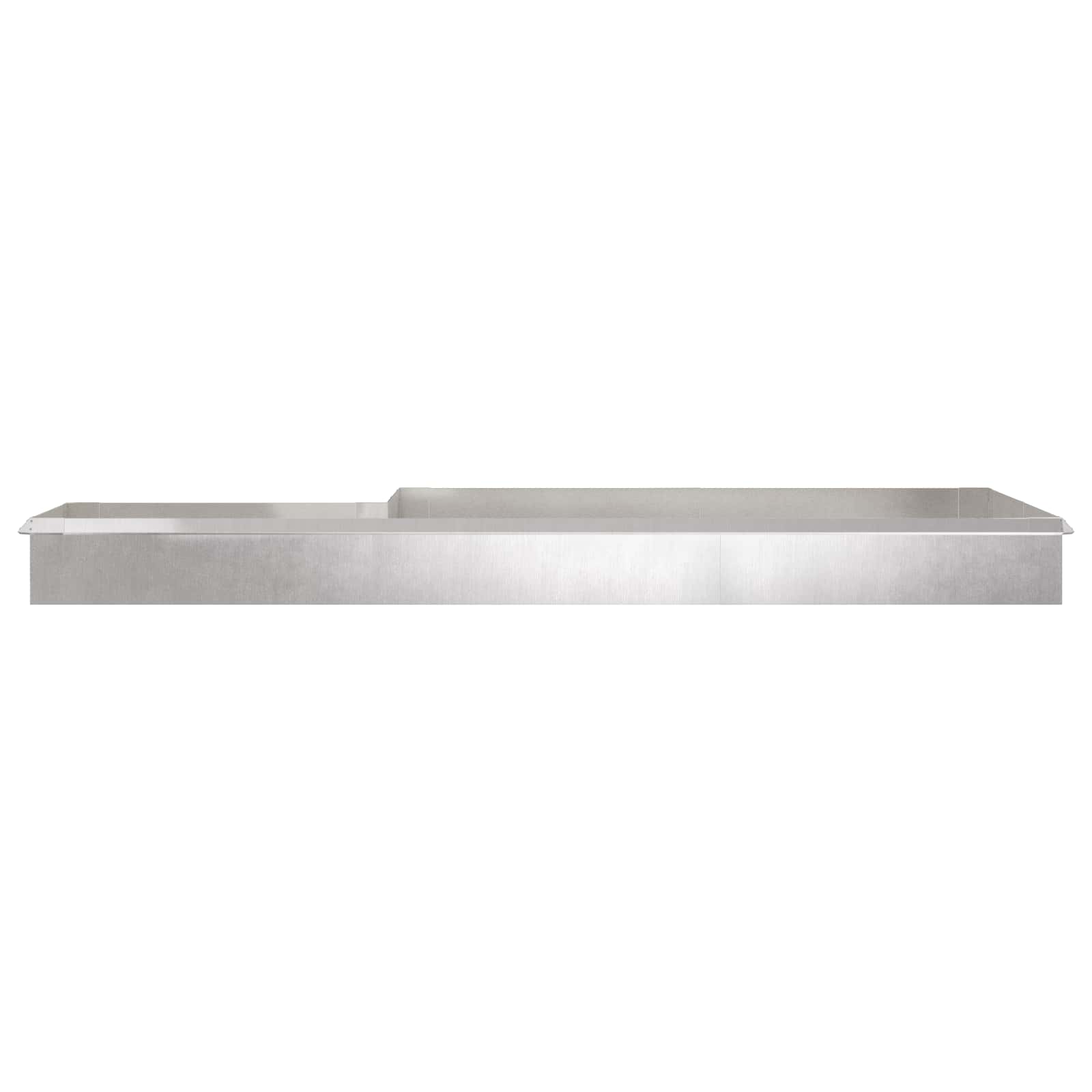 Schneckenzauns 16 stk. 100 x 3,5 x 25 cm Edelstahl Silber