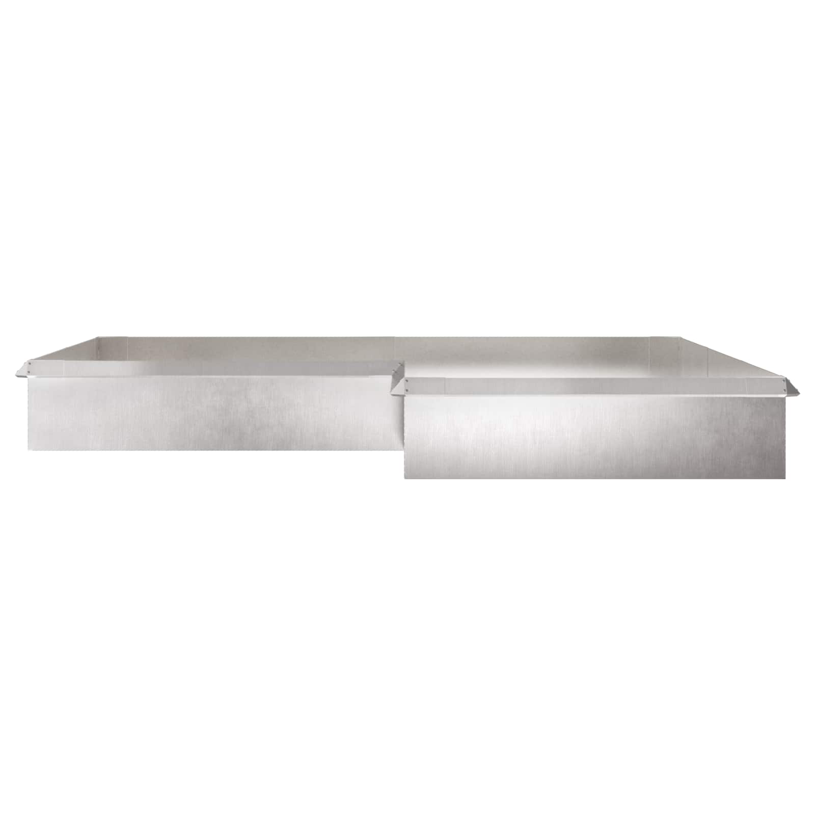 Schneckenzauns 16 stk. 100 x 3,5 x 25 cm Edelstahl Silber
