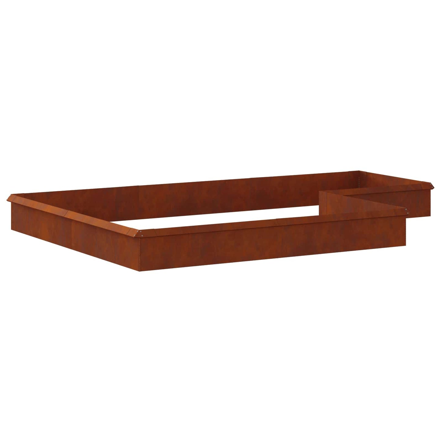 Schneckenzauns 16 stk. 100 x 3,5 x 25 cm Wetterfeststahl Rostig