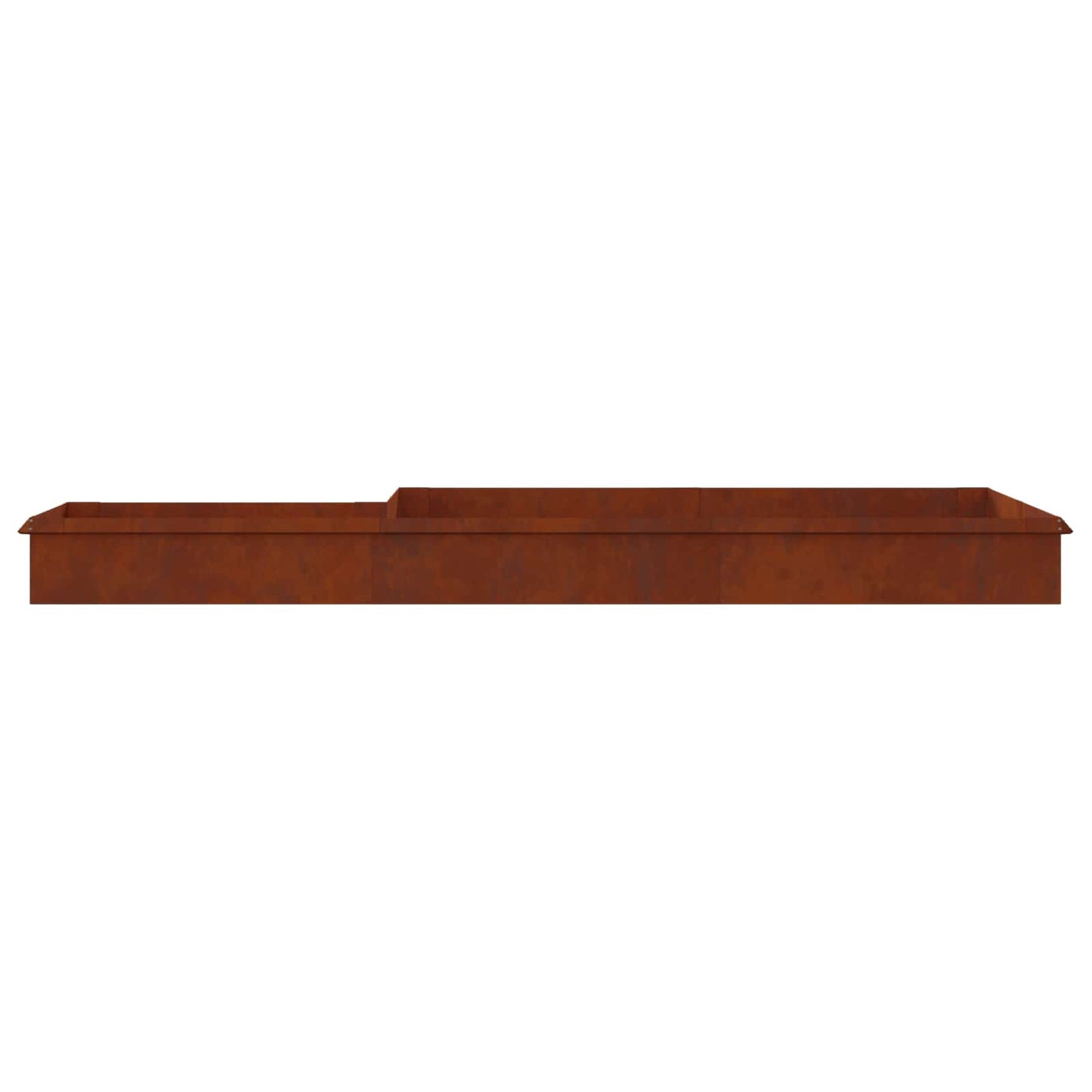 Schneckenzauns 16 stk. 100 x 3,5 x 25 cm Wetterfeststahl Rostig