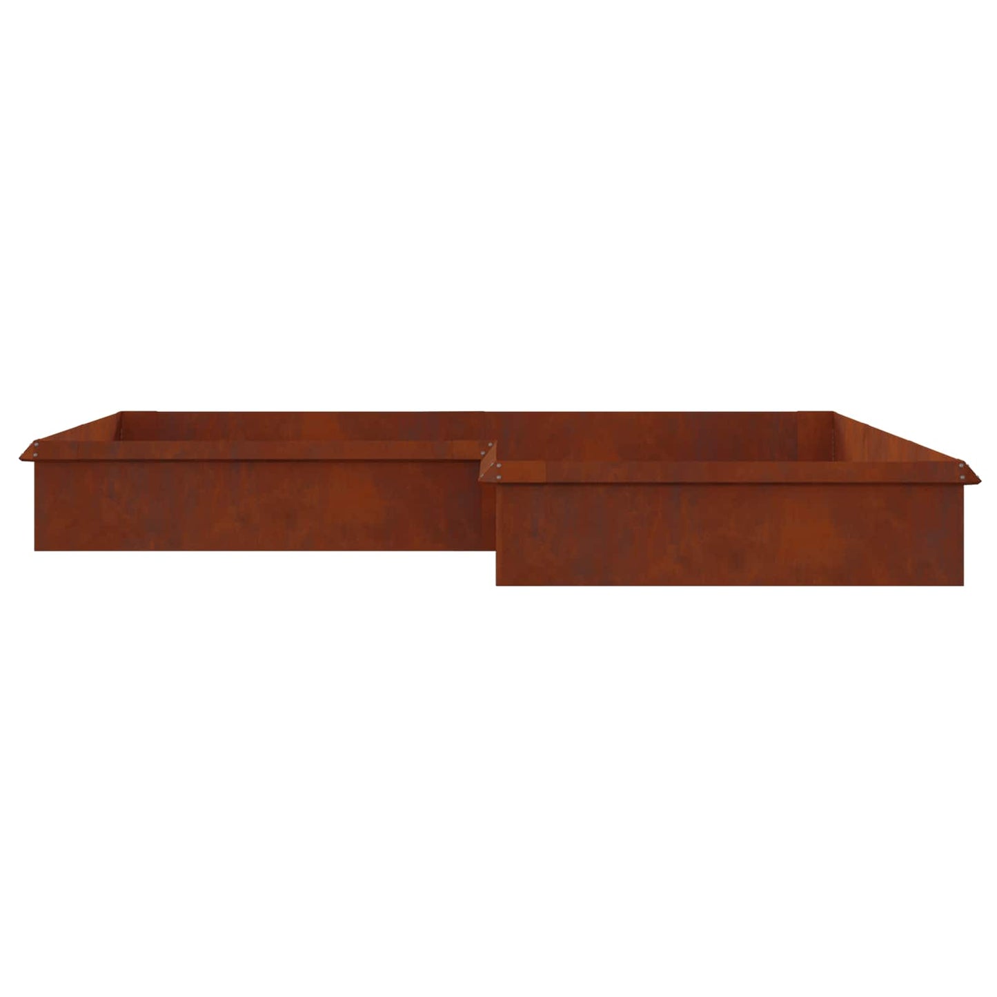 Schneckenzauns 16 stk. 100 x 3,5 x 25 cm Wetterfeststahl Rostig