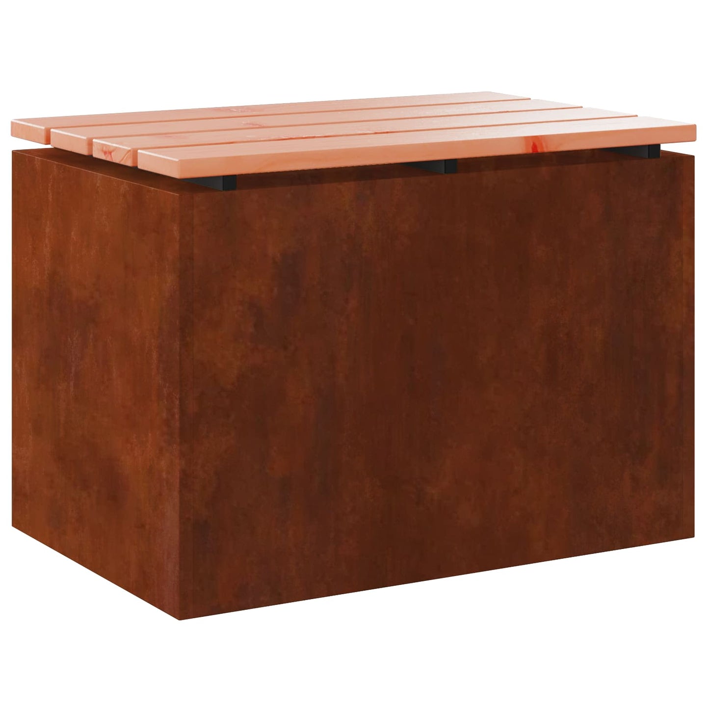 Gartenbank 1 -Seater 60 x 40 x 43 cm Rostig Rechtwinklig