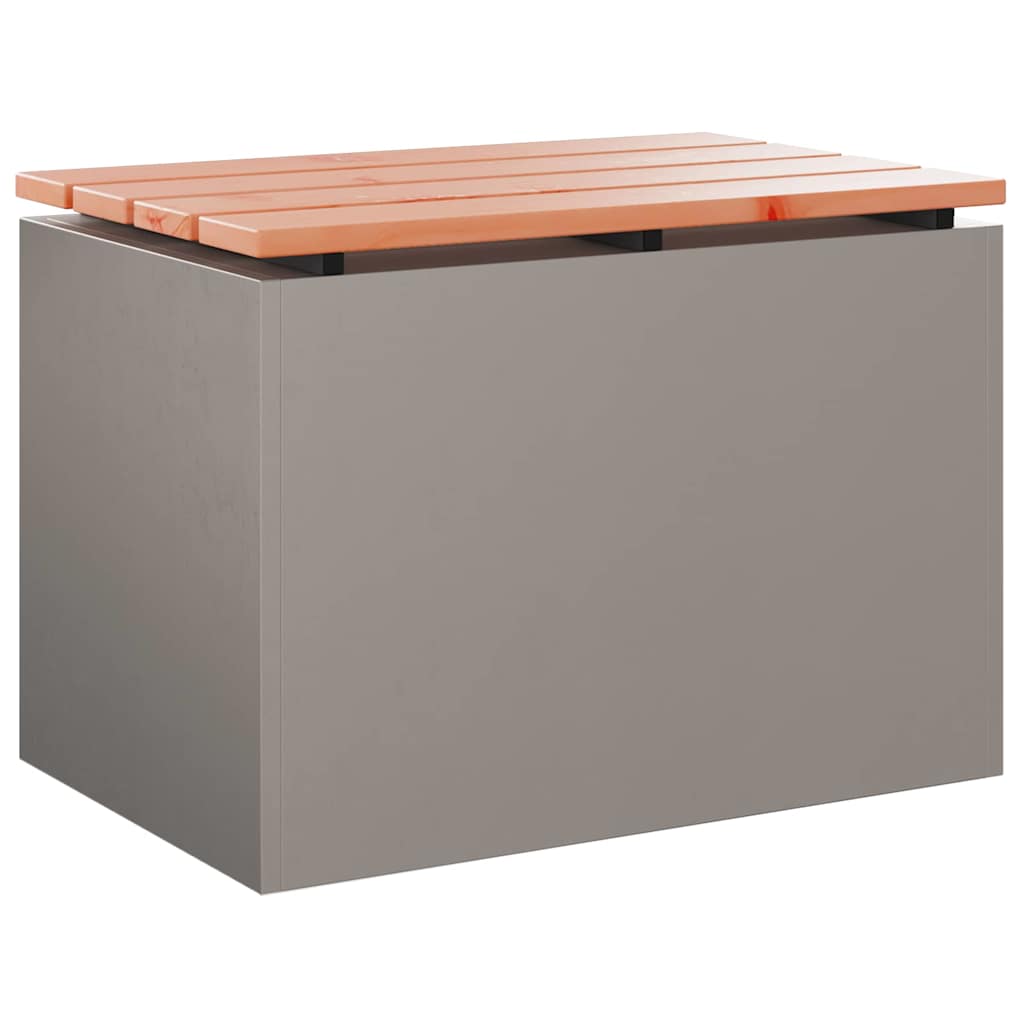 Gartenbank 1 -Seater 60 x 40 x 43 cm Rostig Rechtwinklig