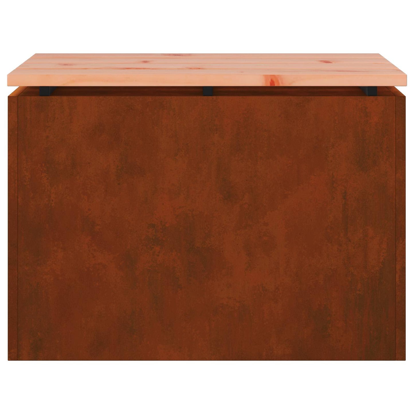 Gartenbank 1 -Seater 60 x 40 x 43 cm Rostig Rechtwinklig