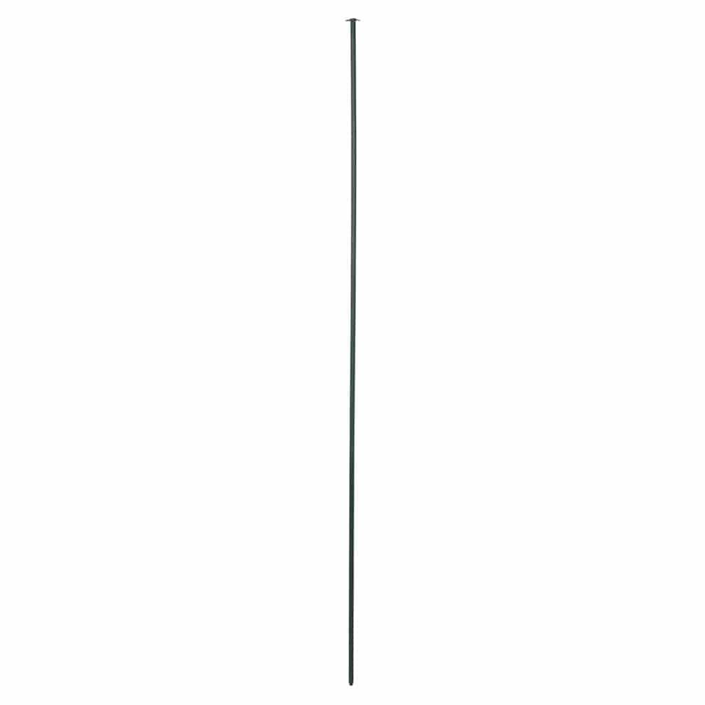 Teichzaun Set 5 Stk. 100 x 50 cm Stahl Grün
