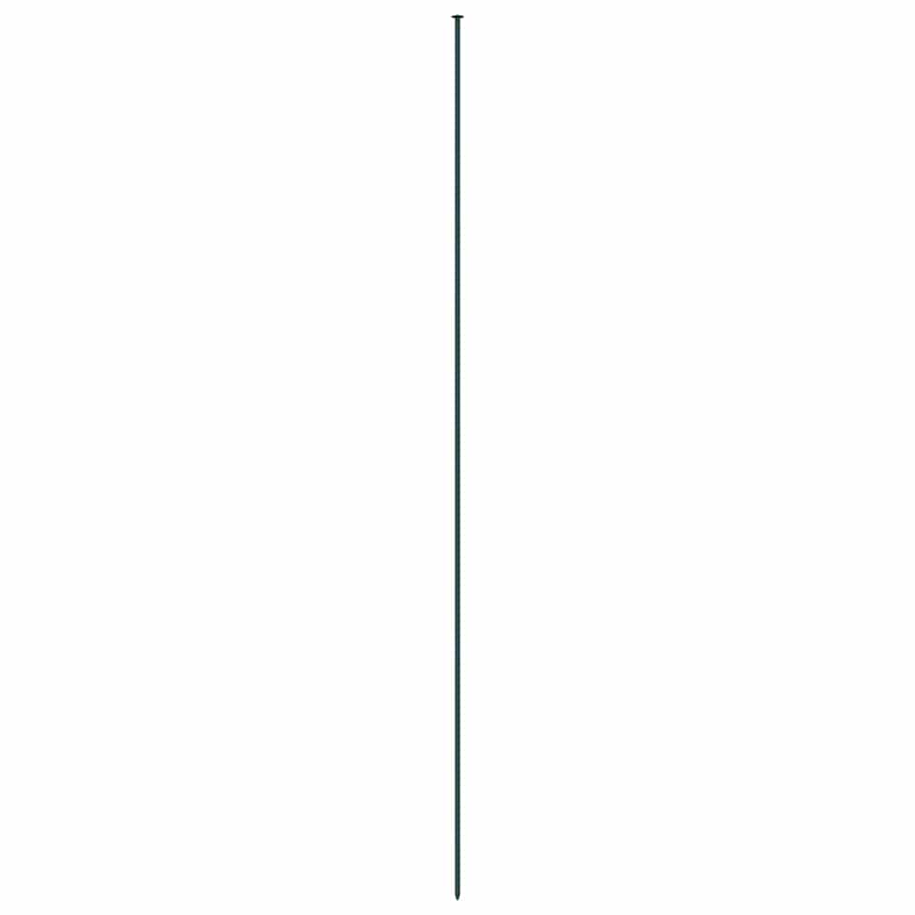 Teichzaun Set 8 Stk. 50 x 80 cm Stahl Grün