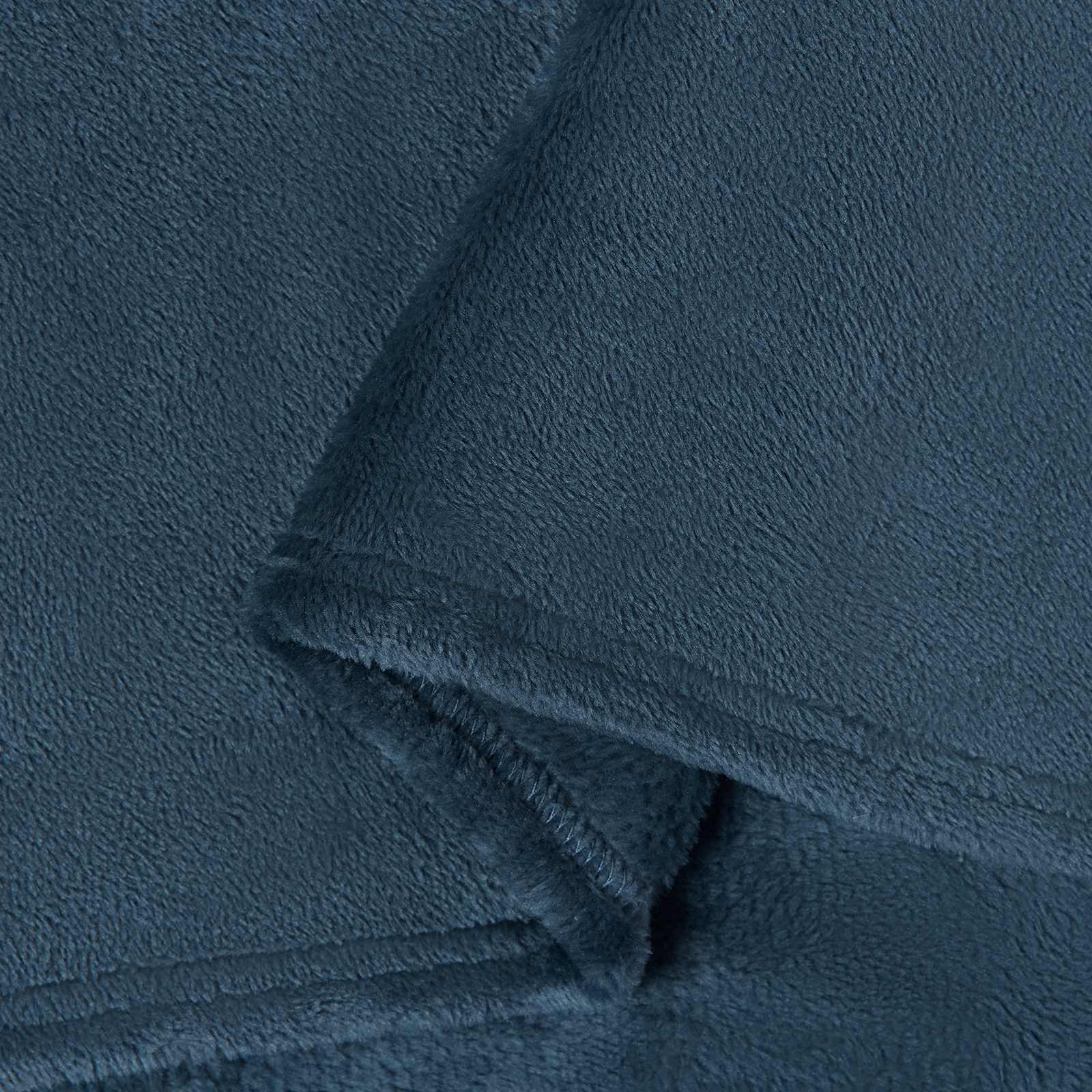 Wohndecke Marineblau 130 x 150 cm 0.51 kg Fleece