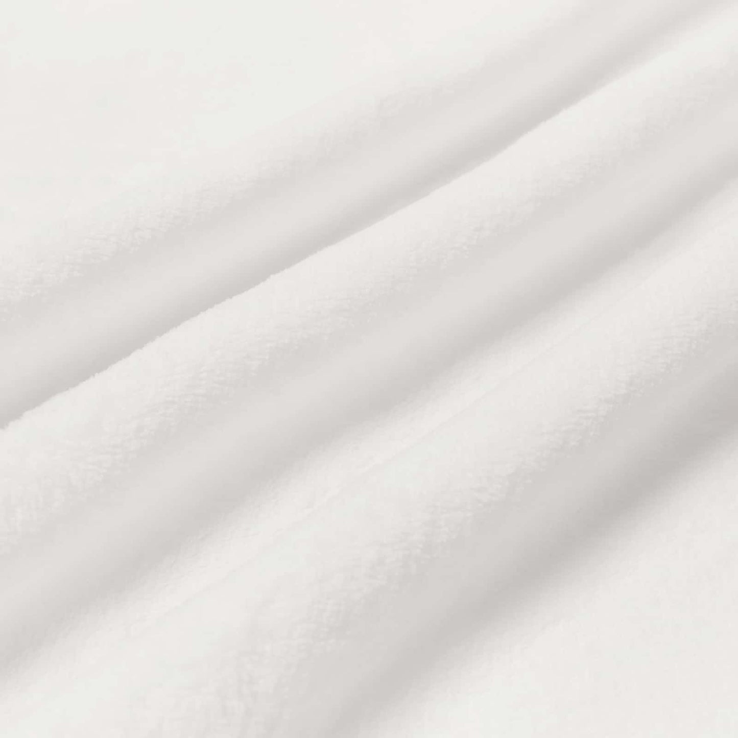 Wohndecke Weiß 130 x 150 cm 0.51 kg Fleece