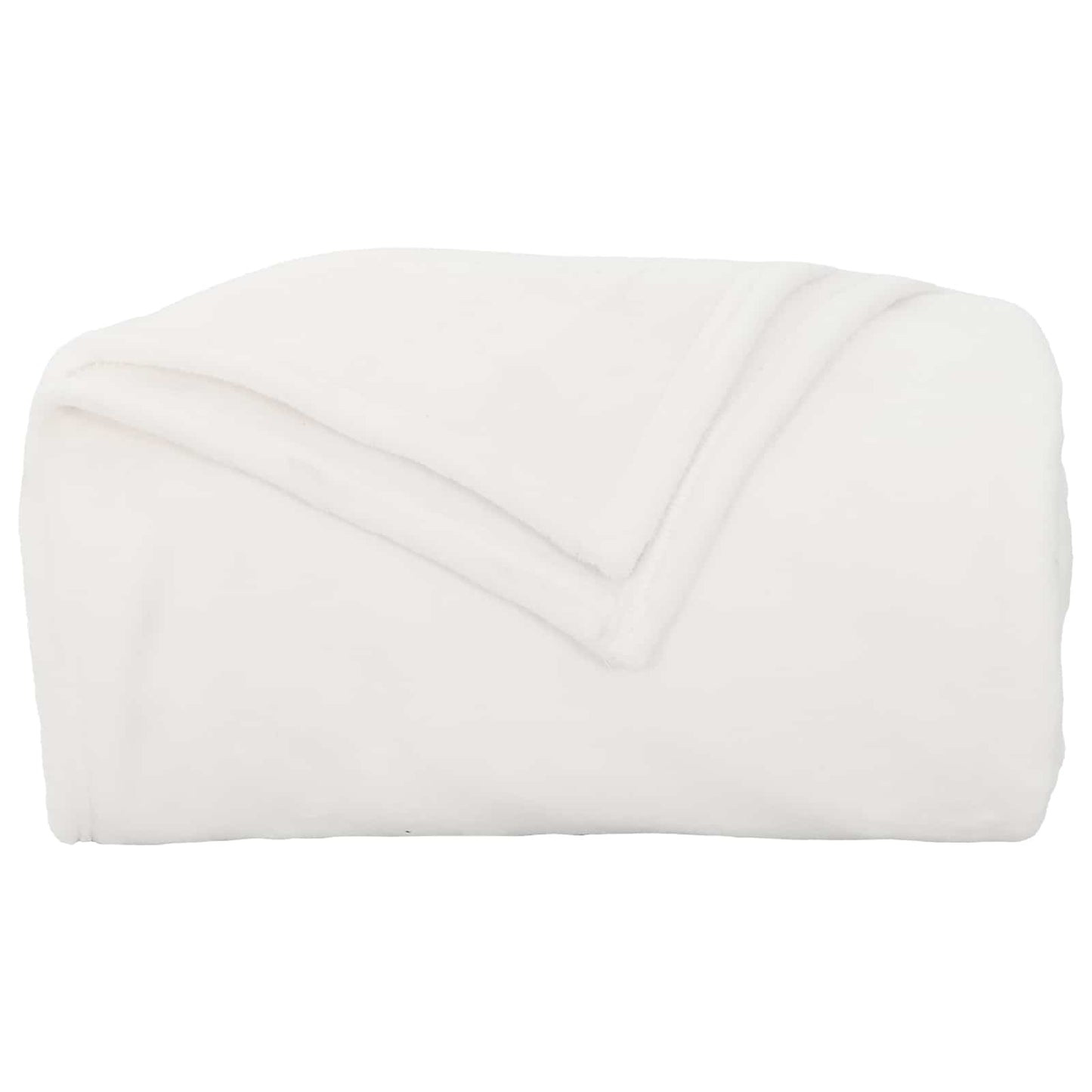 Wohndecke Weiß 150 x 200 cm 0.78 kg Fleece