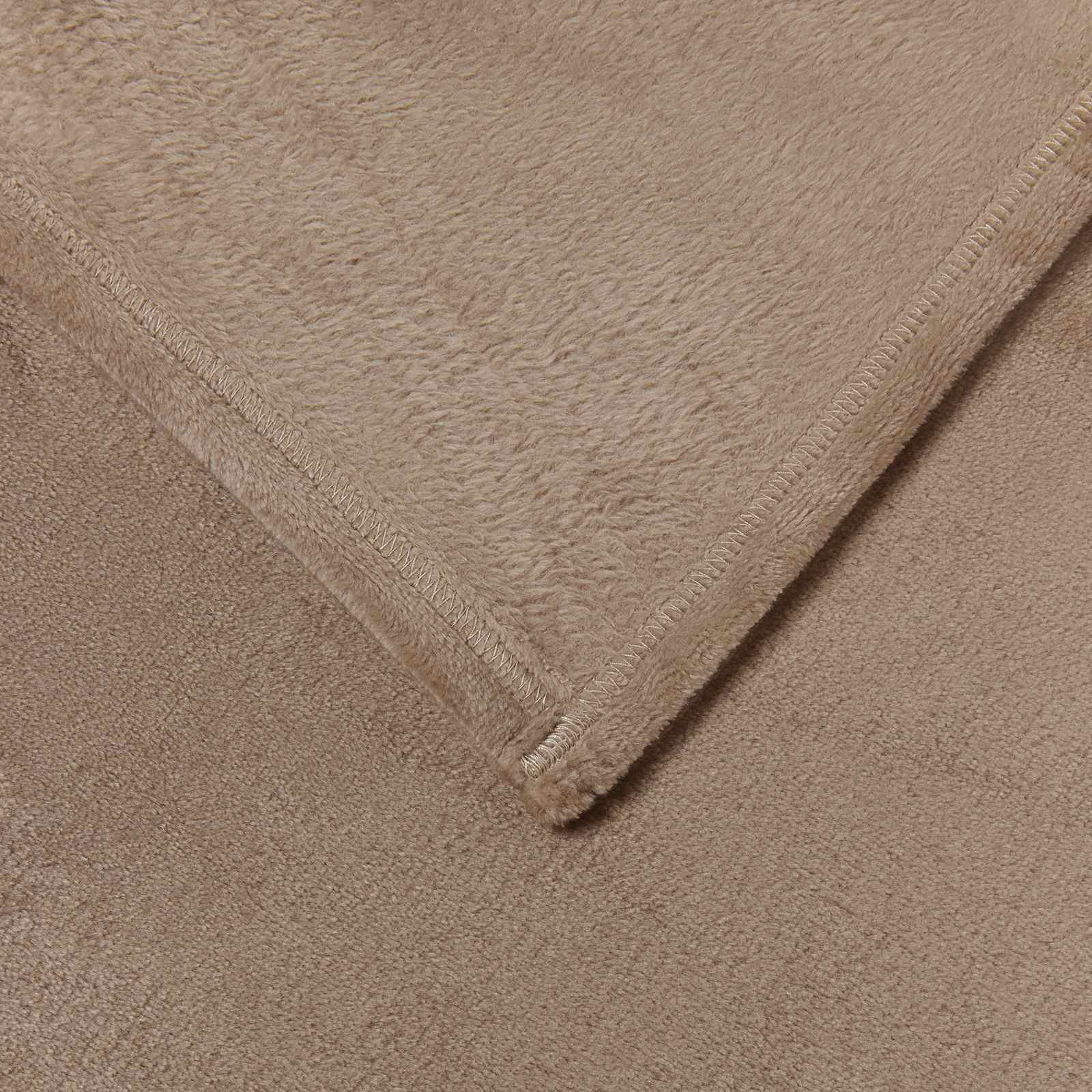 Wohndecken 6 stk. Kamel 220 x 240 cm 8.24 kg Fleece