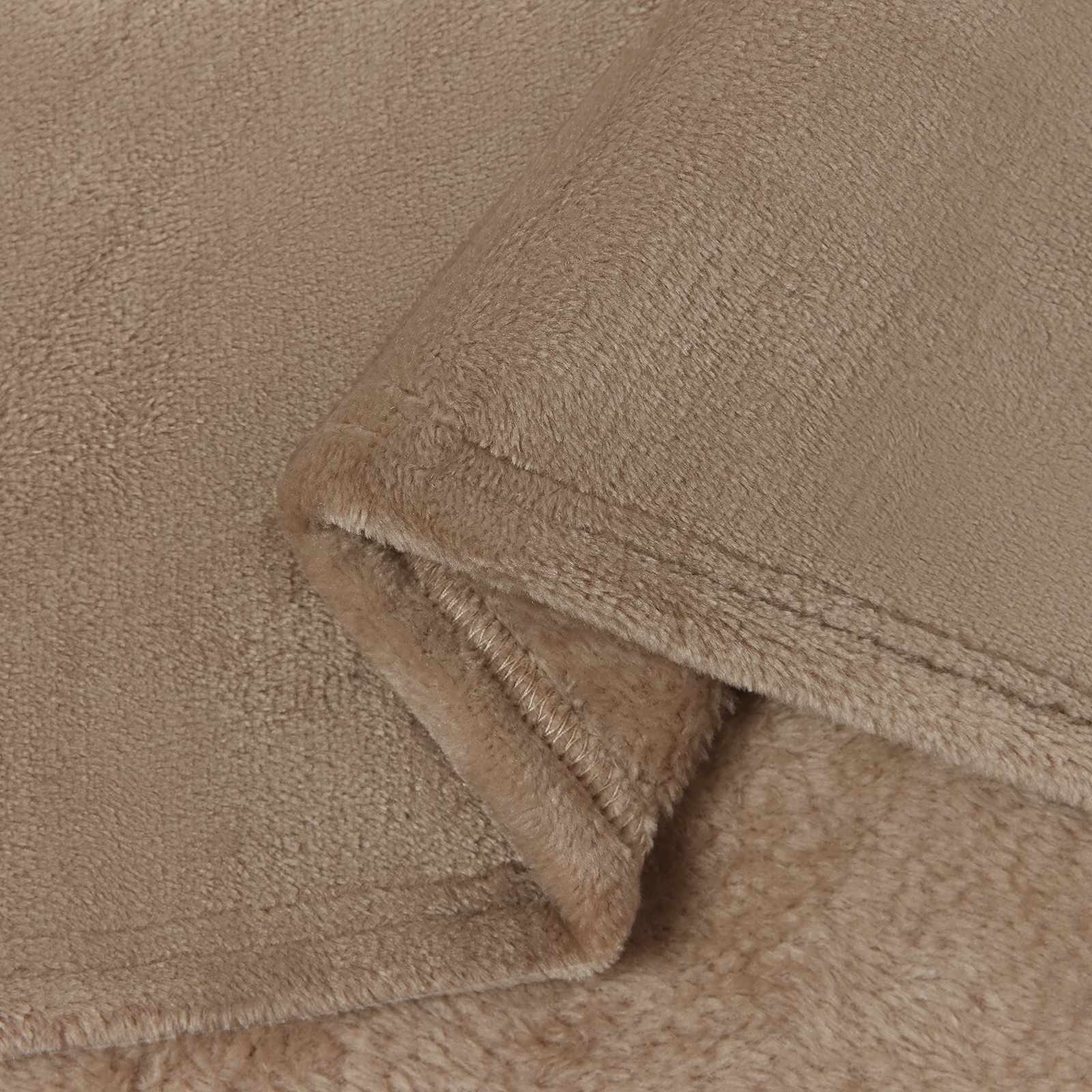 Wohndecken 6 stk. Kamel 220 x 240 cm 8.24 kg Fleece