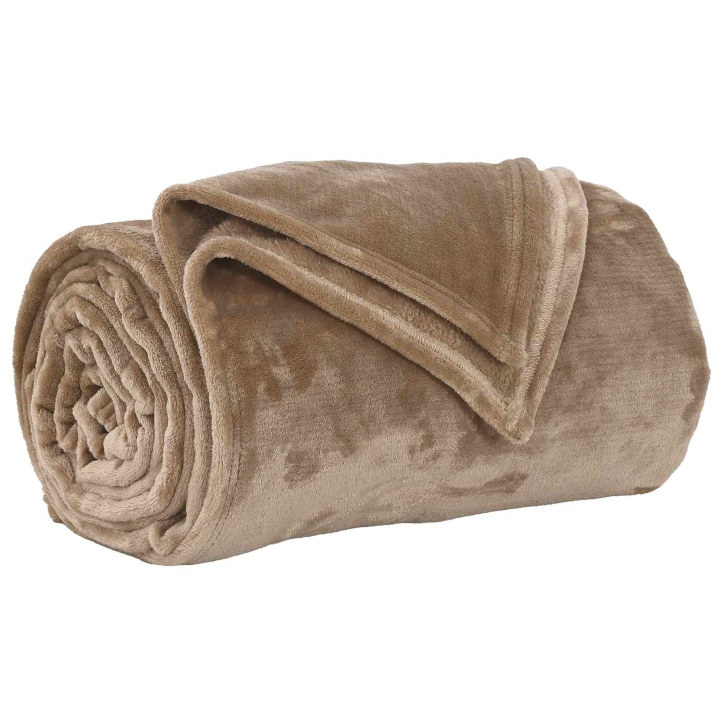 Wohndecken 6 Stk. Kamel 220 x 240 cm 8.24 kg Fleece