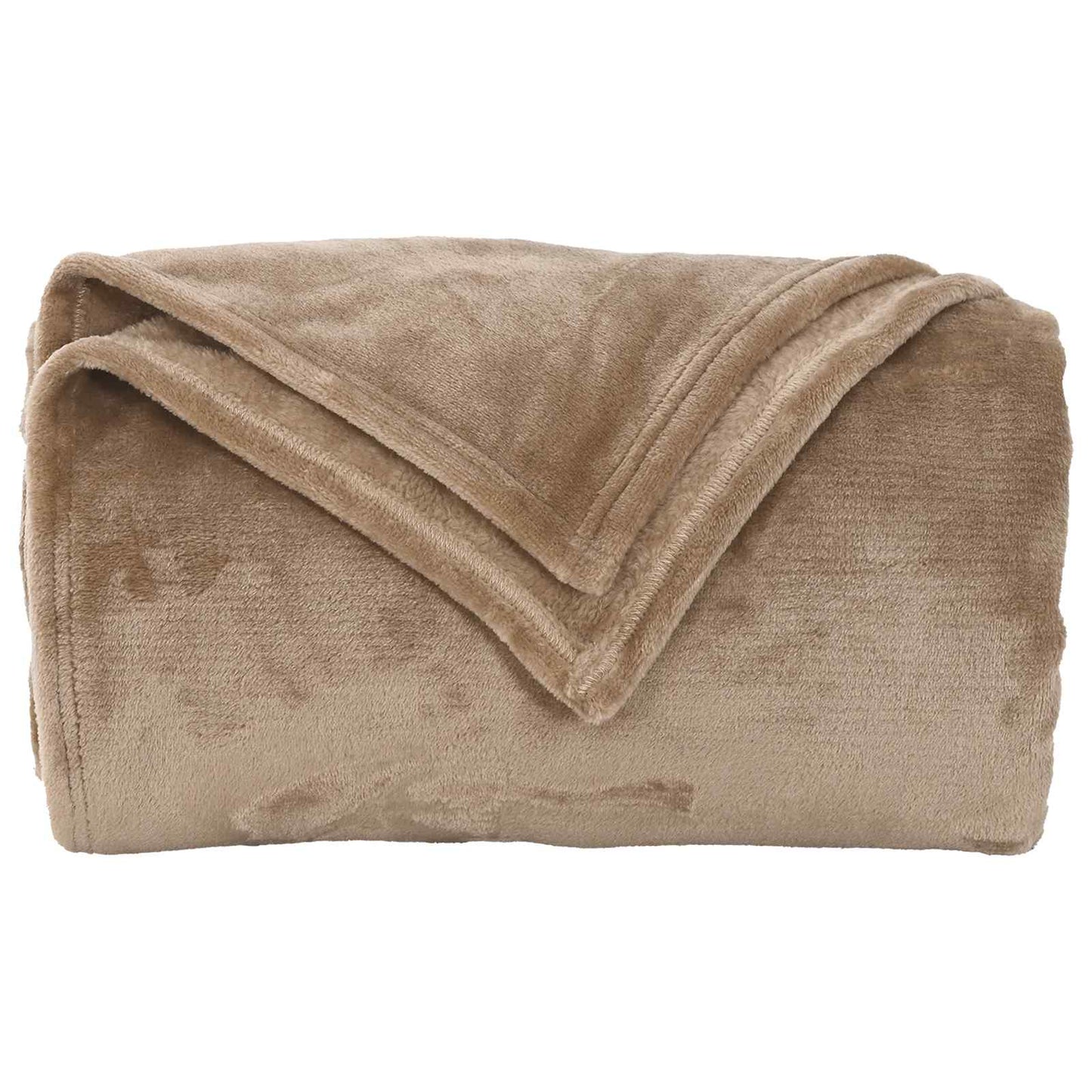 Wohndecken 6 stk. Kamel 220 x 240 cm 8.24 kg Fleece