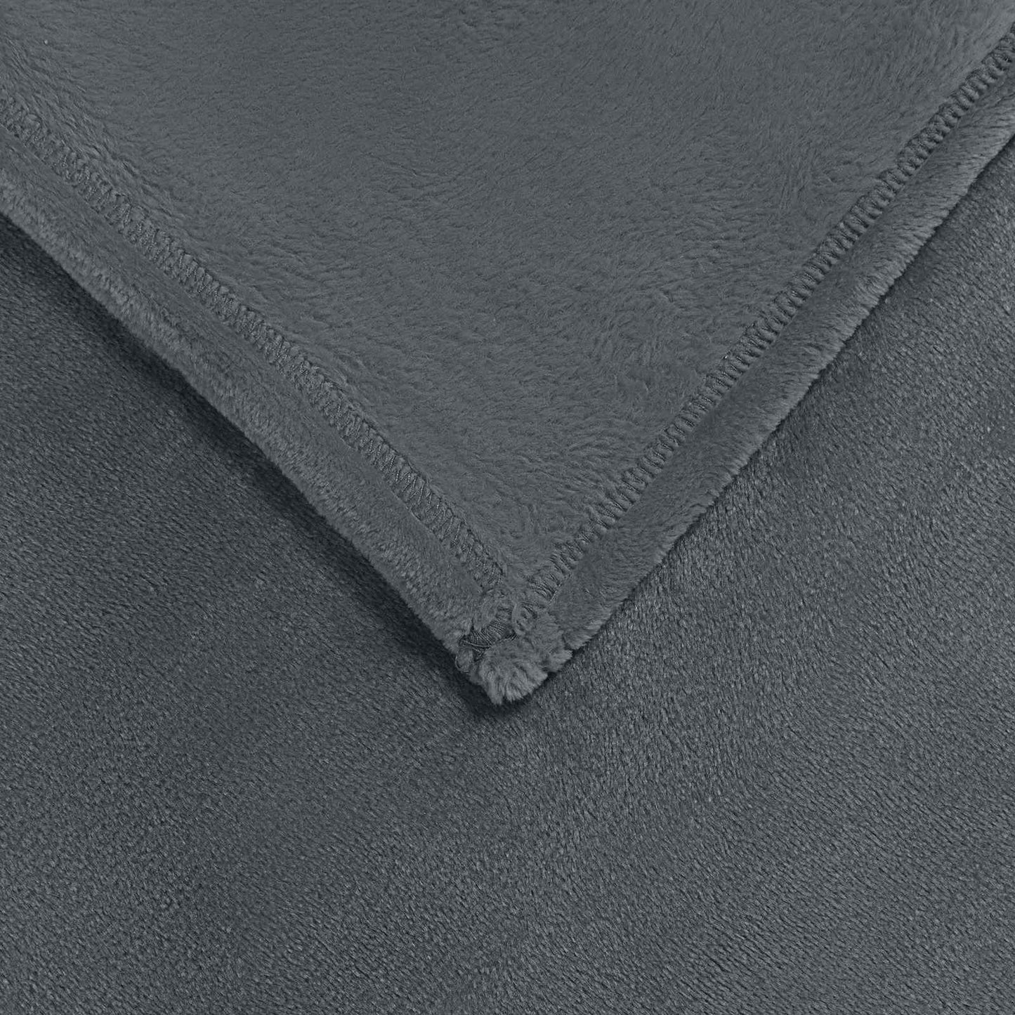 Wohndecken 6 stk. Dunkelgrau 220 x 240 cm 8.24 kg Fleece