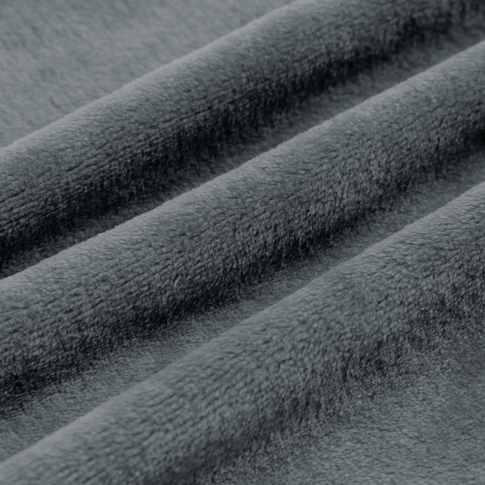 Wohndecken 6 stk. Dunkelgrau 240 x 270 cm 10.11 kg Fleece