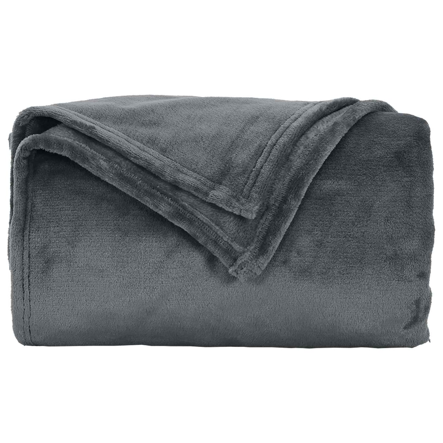 Wohndecken 6 stk. Dunkelgrau 240 x 270 cm 10.11 kg Fleece