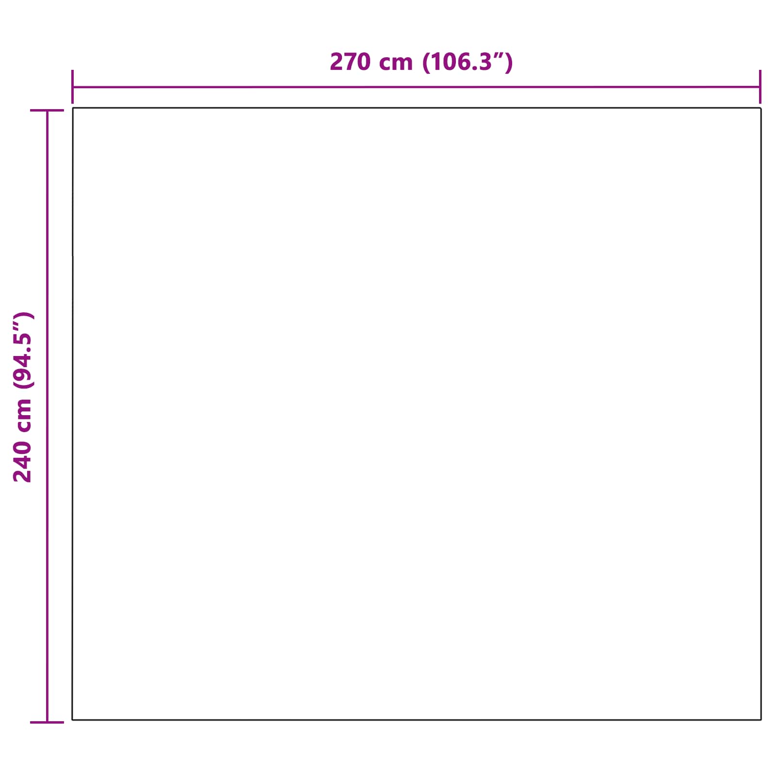 Wohndecken 6 stk. Dunkelgrau 240 x 270 cm 10.11 kg Fleece