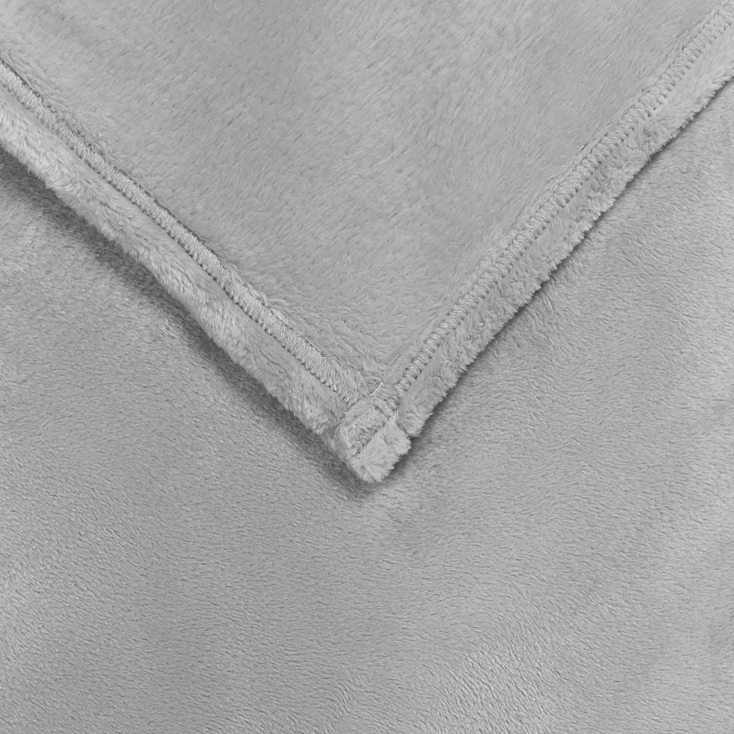 Wohndecken 6 stk. Grau 220 x 240 cm 8.24 kg Fleece