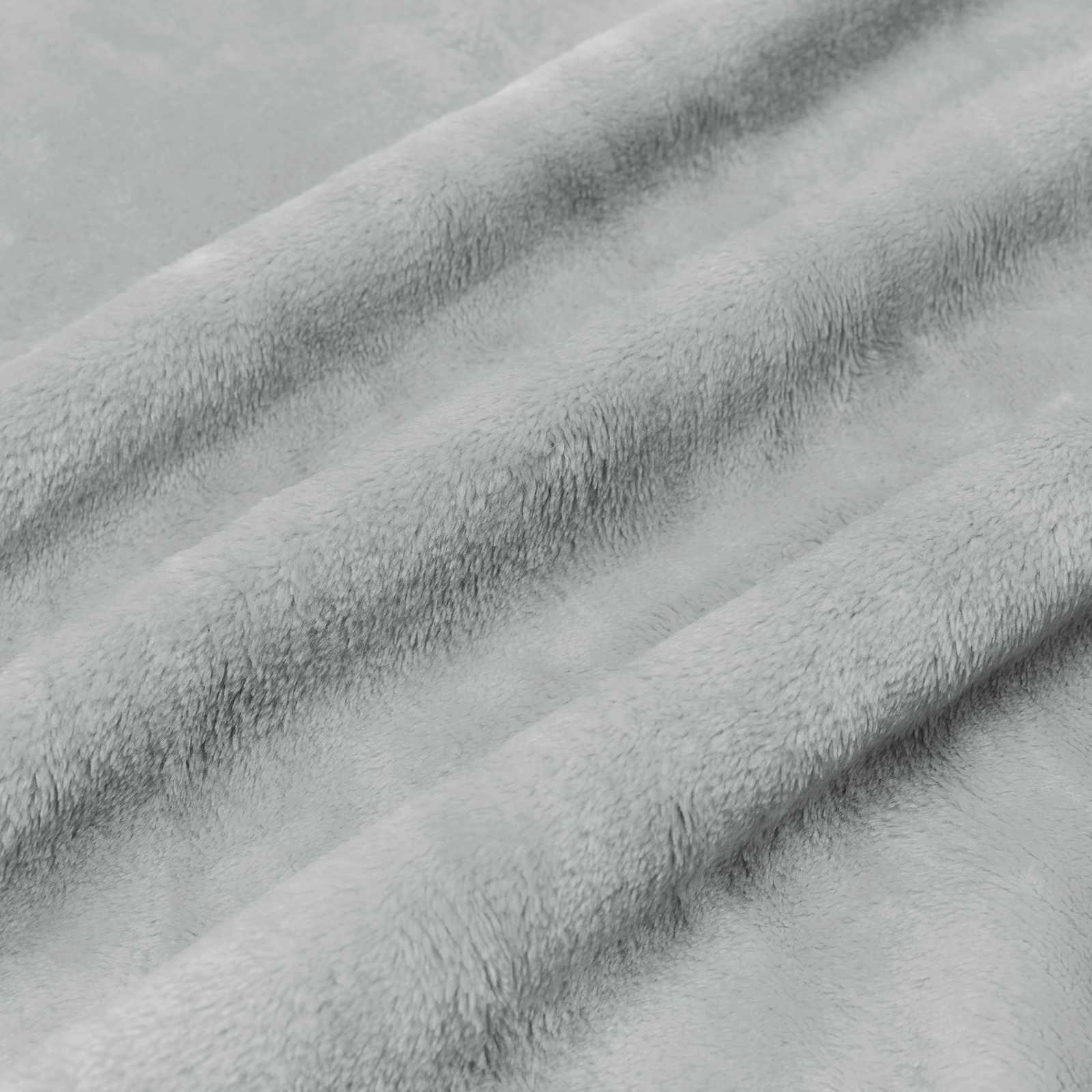 Wohndecken 6 stk. Grau 220 x 240 cm 8.24 kg Fleece