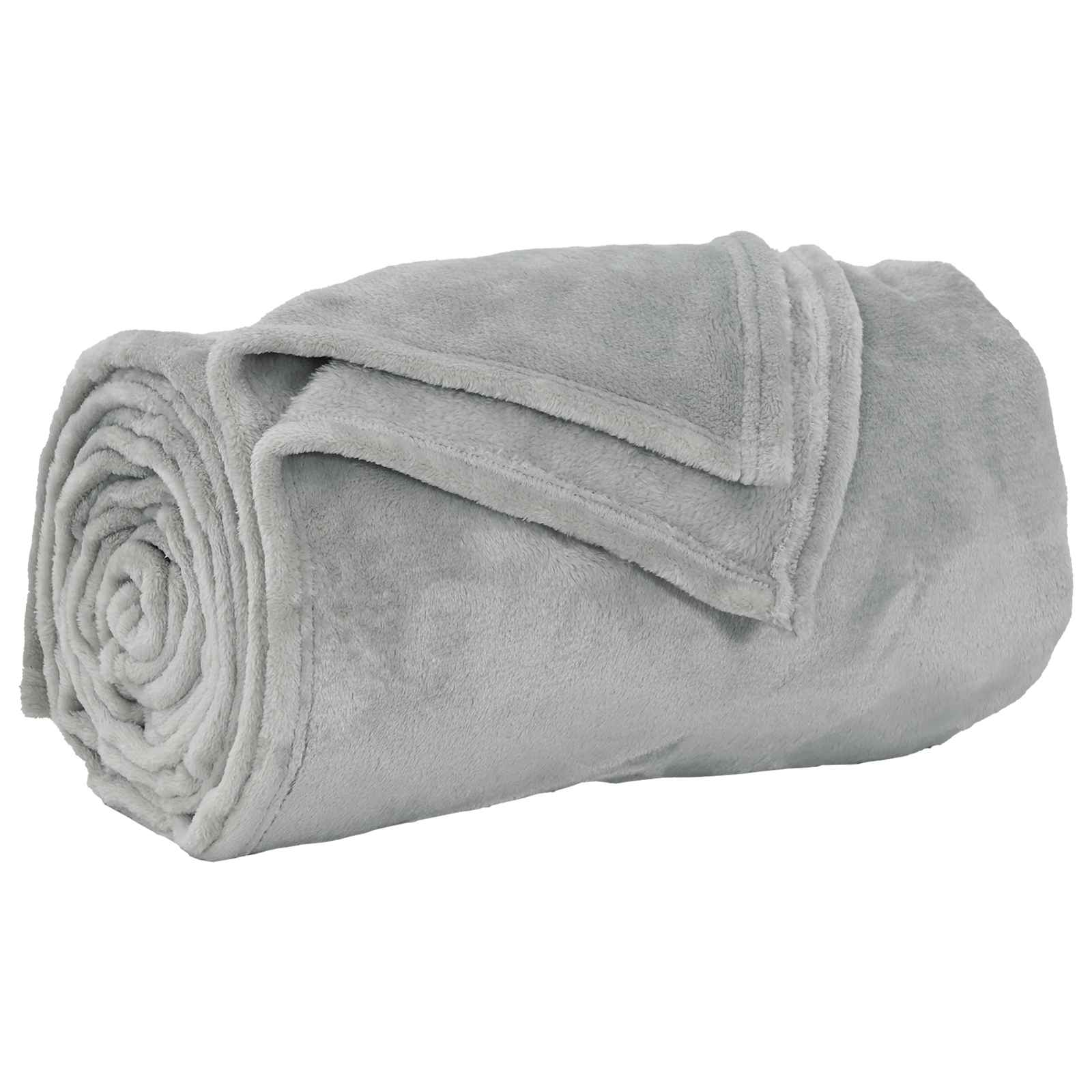 Wohndecken 6 stk. Grau 220 x 240 cm 8.24 kg Fleece