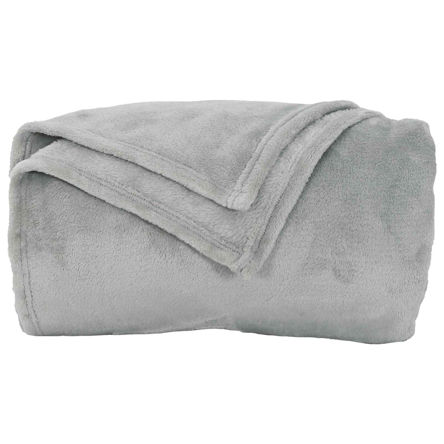 Wohndecken 6 stk. Grau 240 x 270 cm 10.11 kg Fleece