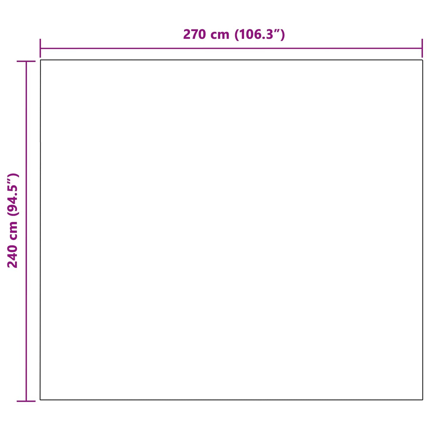 Wohndecken 6 stk. Grau 240 x 270 cm 10.11 kg Fleece
