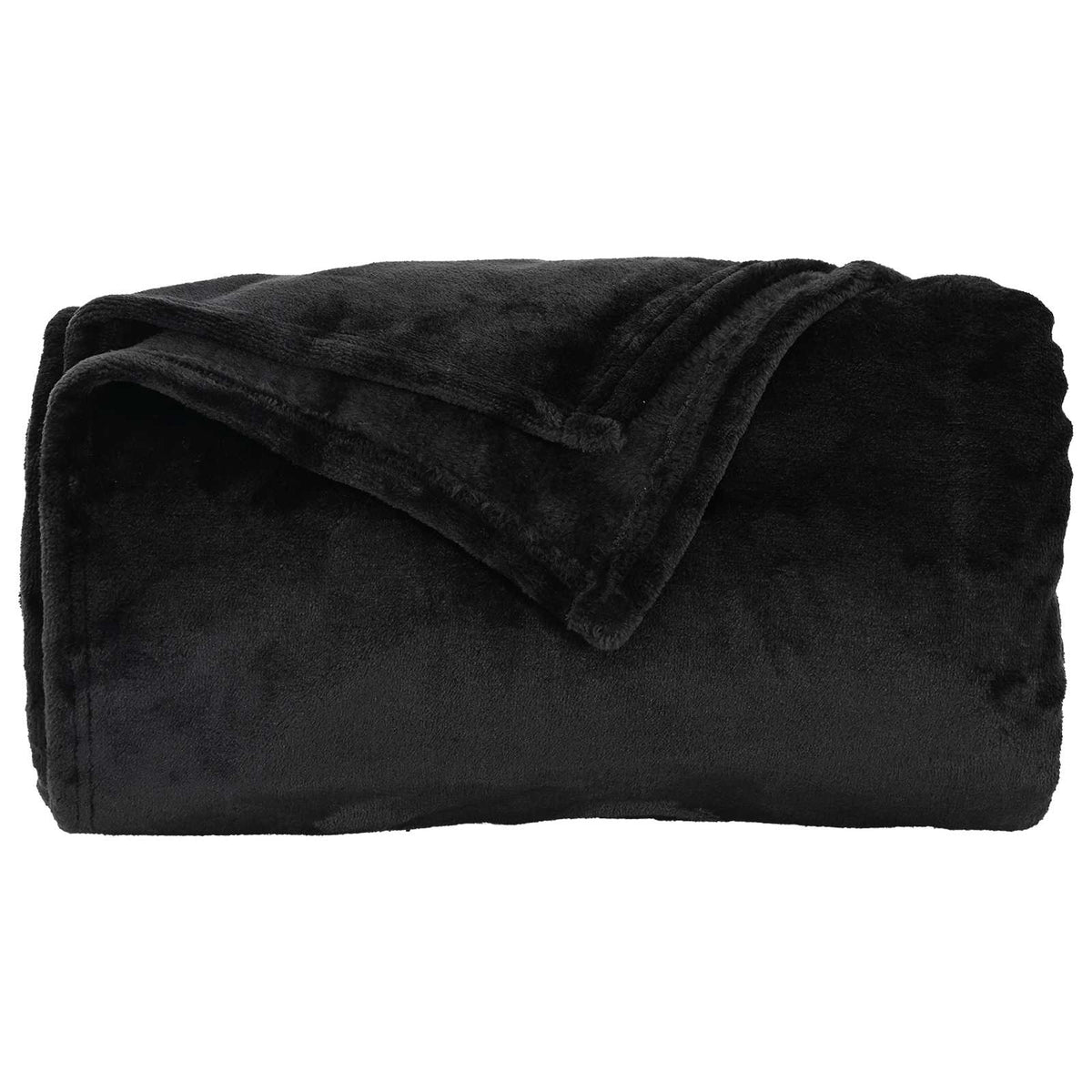 Wohndecken 6 stk. Schwarz 220 x 240 cm 8.24 kg Fleece