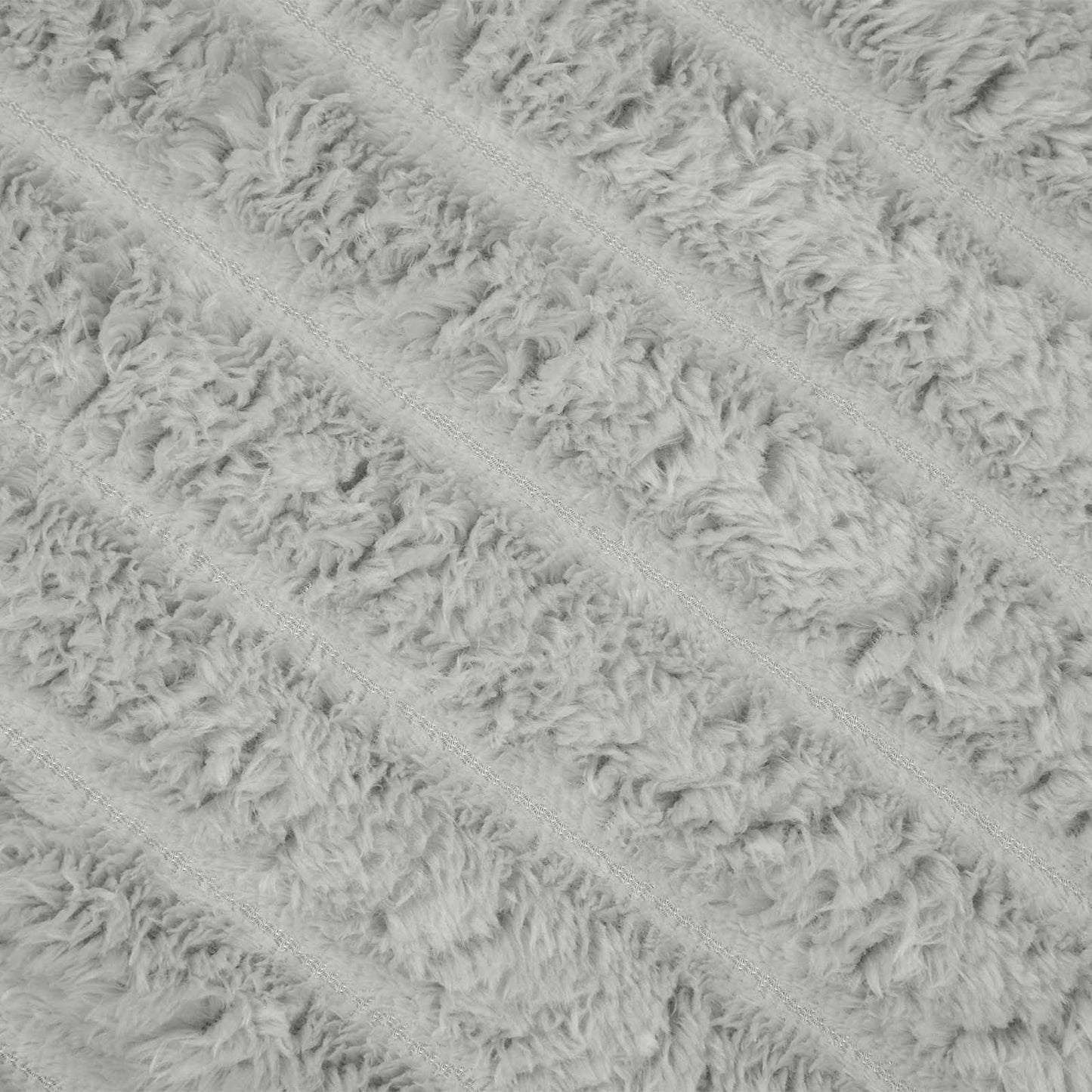 Wohndecke Grau 95 x 220 cm 0.45 kg Fleece