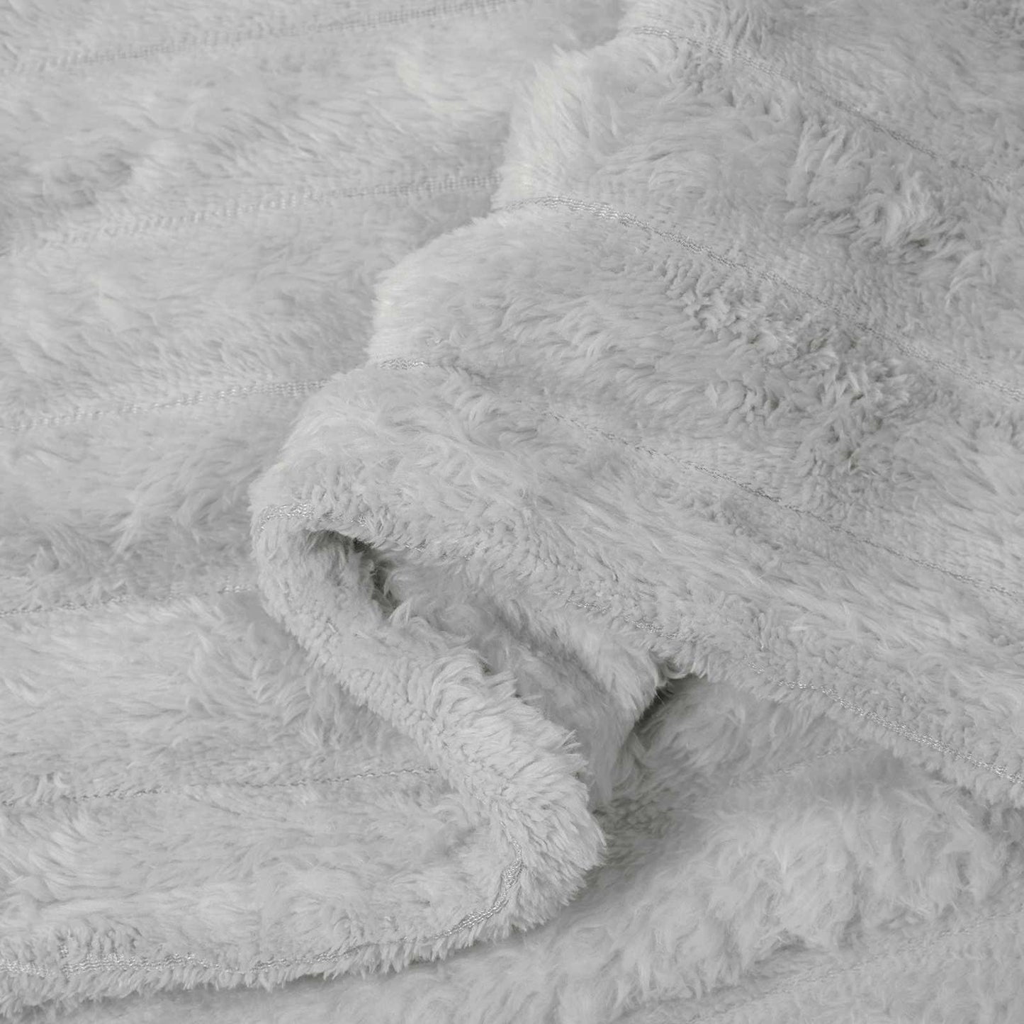 Wohndecke Grau 200 x 150 cm 0.8 kg Fleece