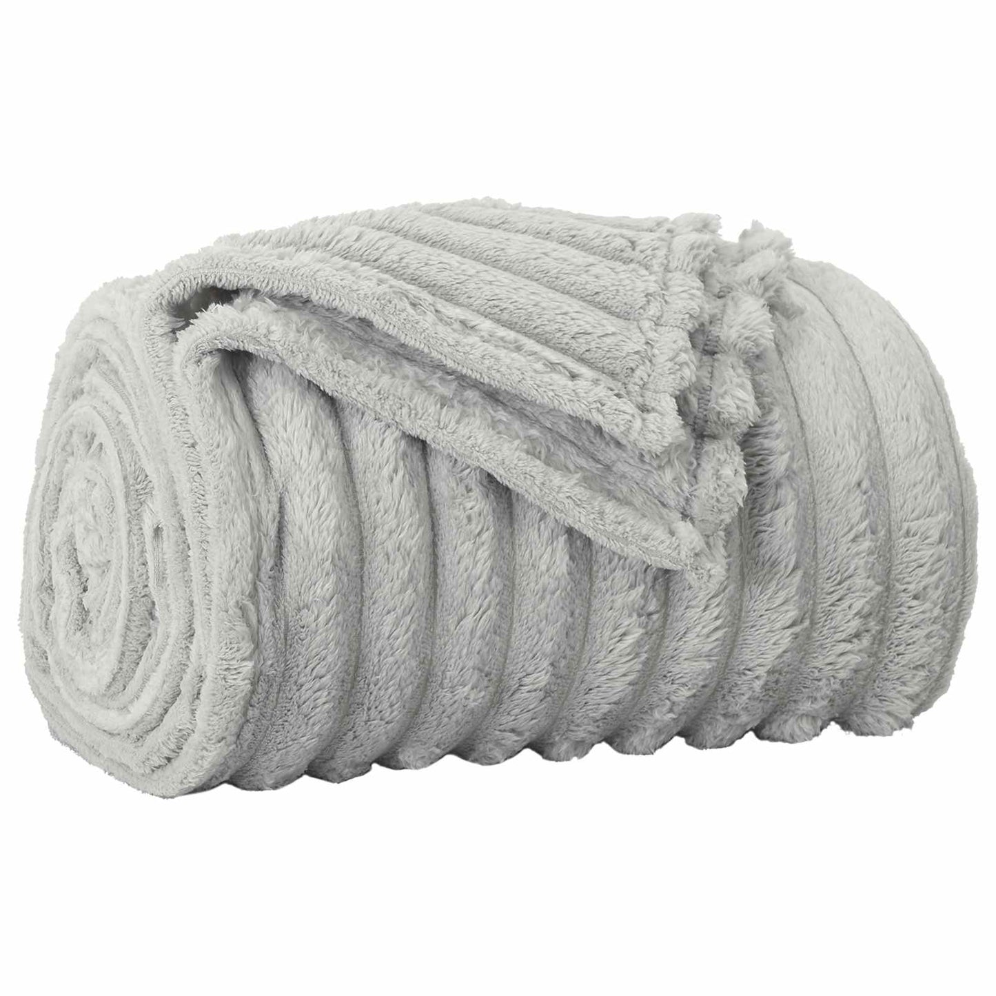 Wohndecke Grau 200 x 150 cm 0.8 kg Fleece
