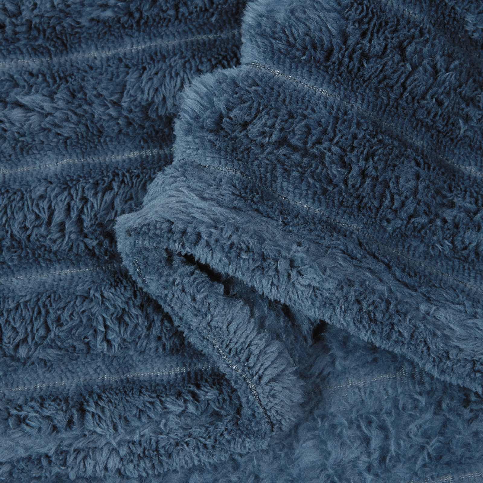 Wohndecke Marineblau 240 x 220 cm 1.36 kg Fleece