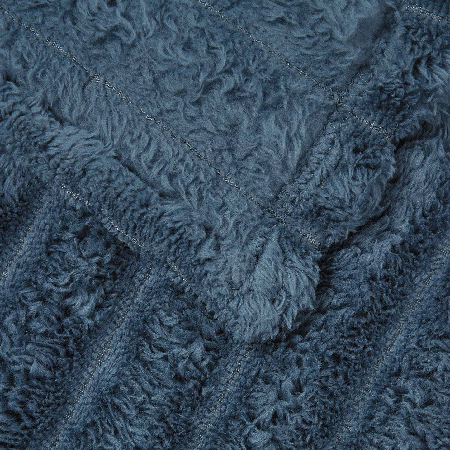 Wohndecke Marineblau 270 x 240 cm 1.77 kg Fleece
