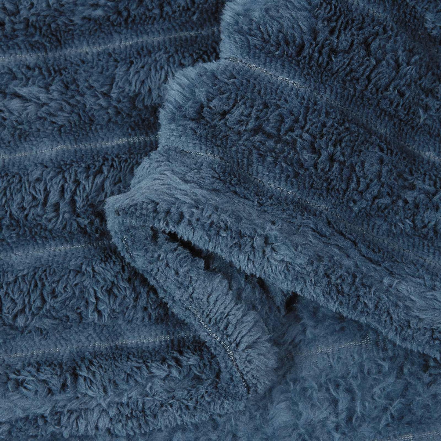 Wohndecke Marineblau 270 x 240 cm 1.77 kg Fleece