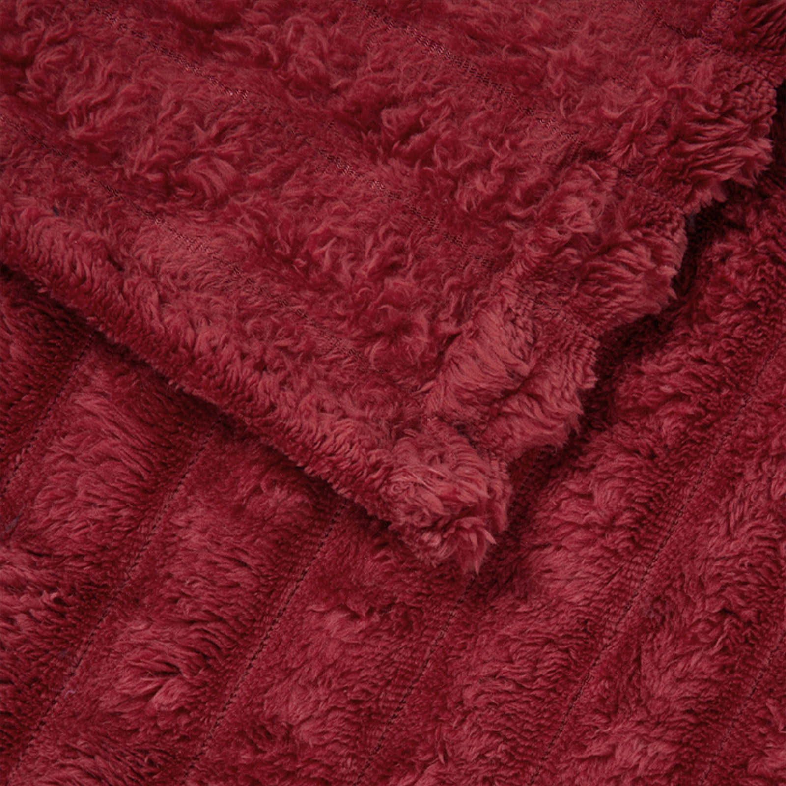 Wohndecke Bordeauxrot 95 x 220 cm 0.51 kg Fleece