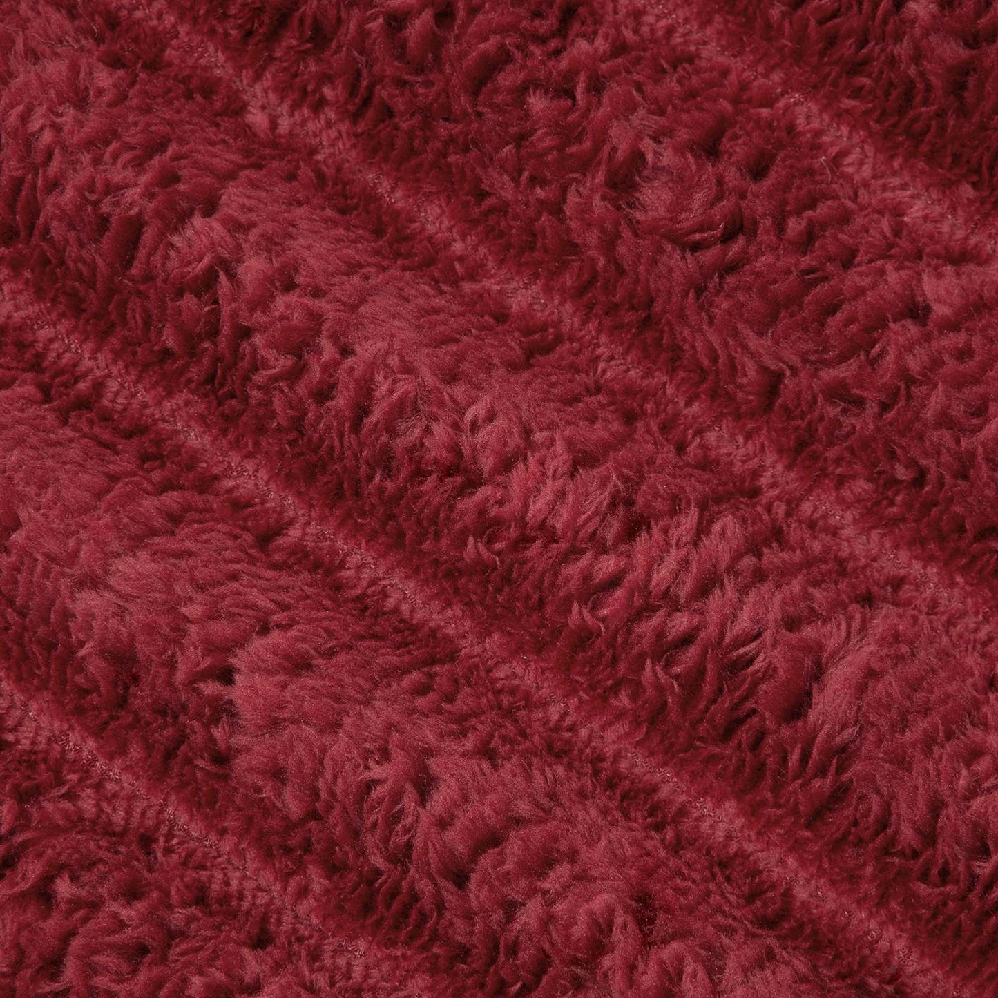 Wohndecke Bordeauxrot 95 x 220 cm 0.51 kg Fleece