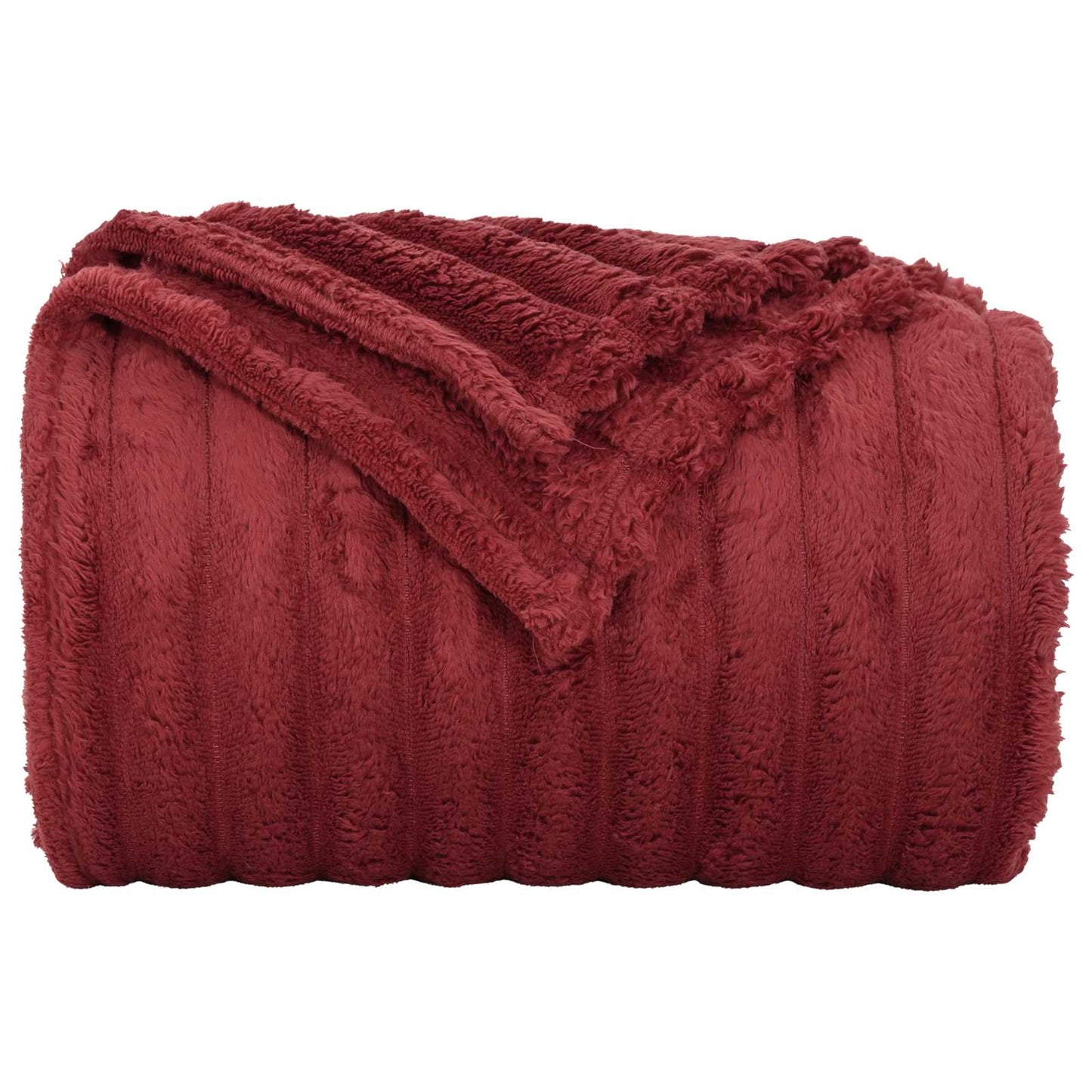 Wohndecke Bordeauxrot 95 x 220 cm 0.51 kg Fleece