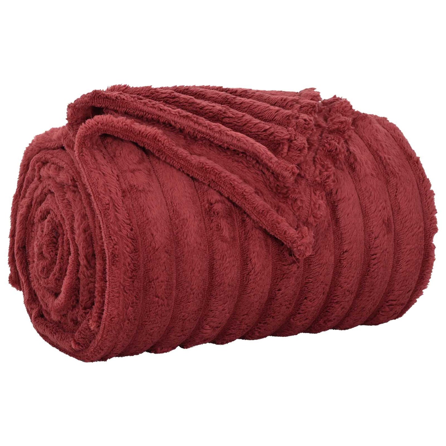 Wohndecke Bordeauxrot 240 x 220 cm 1.66 kg Fleece