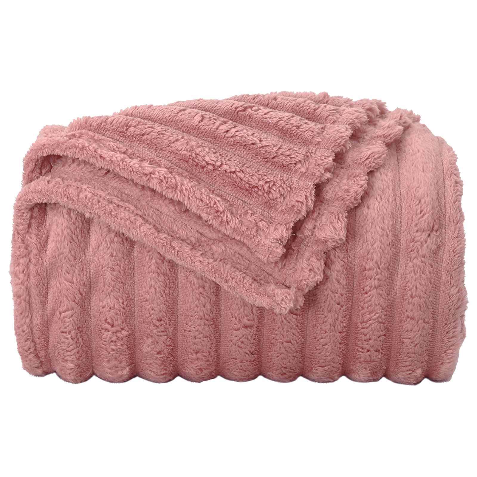 Wohndecke Rosa 270 x 240 cm 1.38 kg Fleece