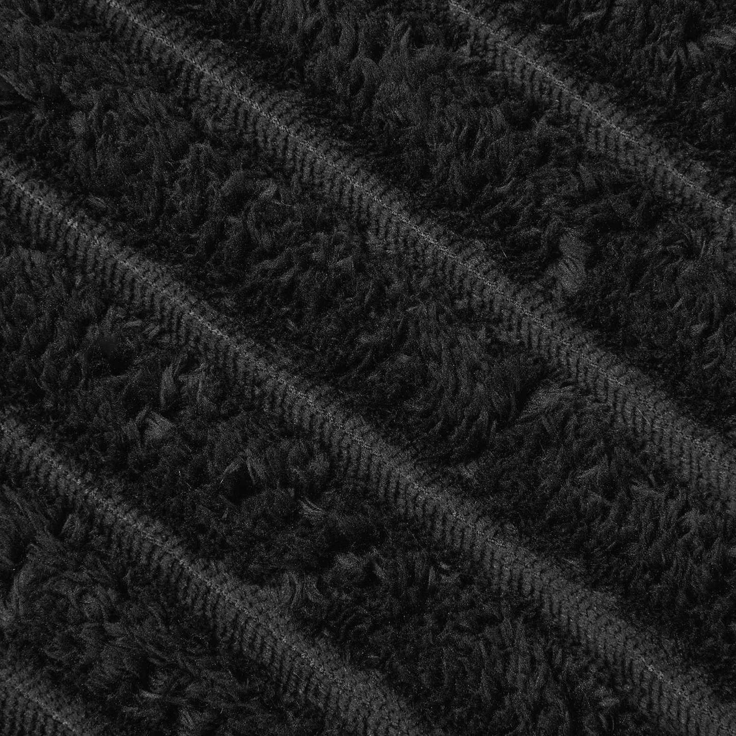 Wohndecken 6 stk. Schwarz 240 x 220 cm 8.76 kg Fleece