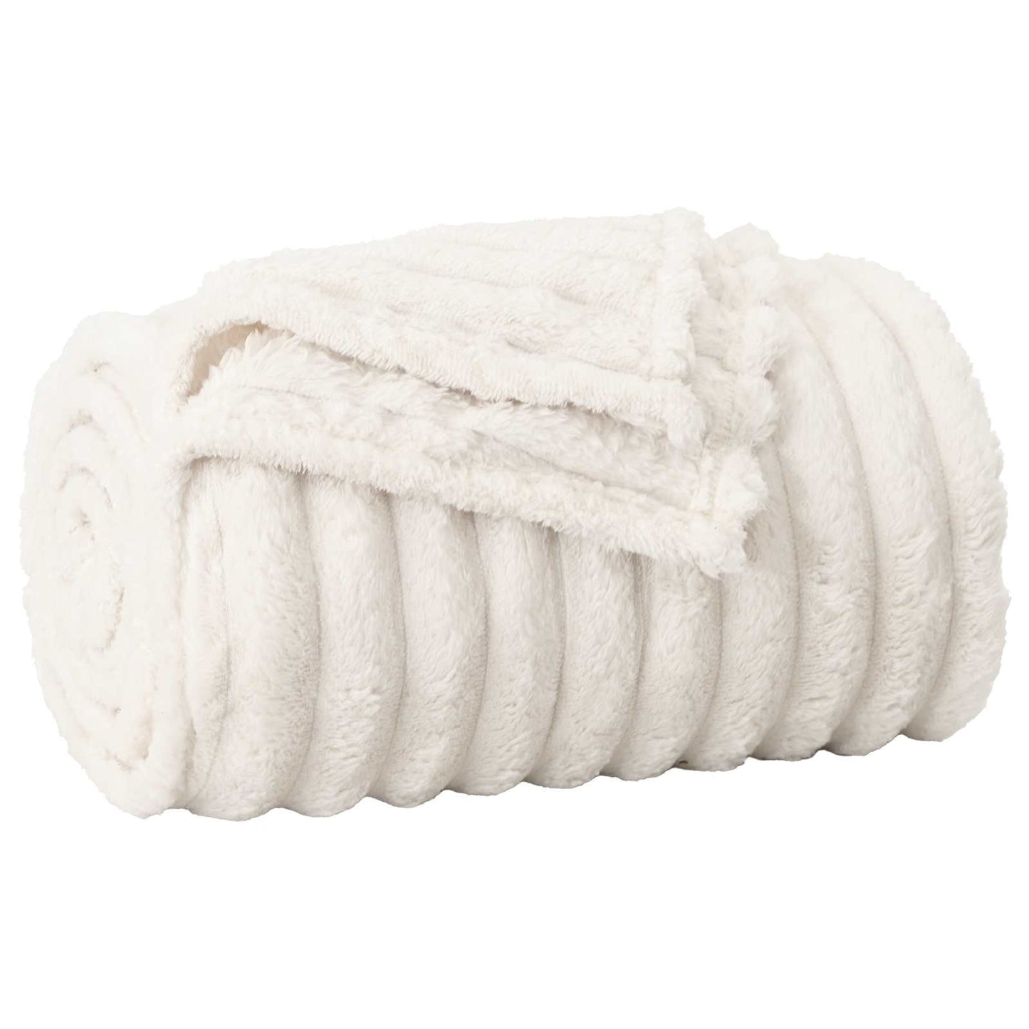 Wohndecken 6 stk. Creme 240 x 220 cm 8.76 kg Fleece