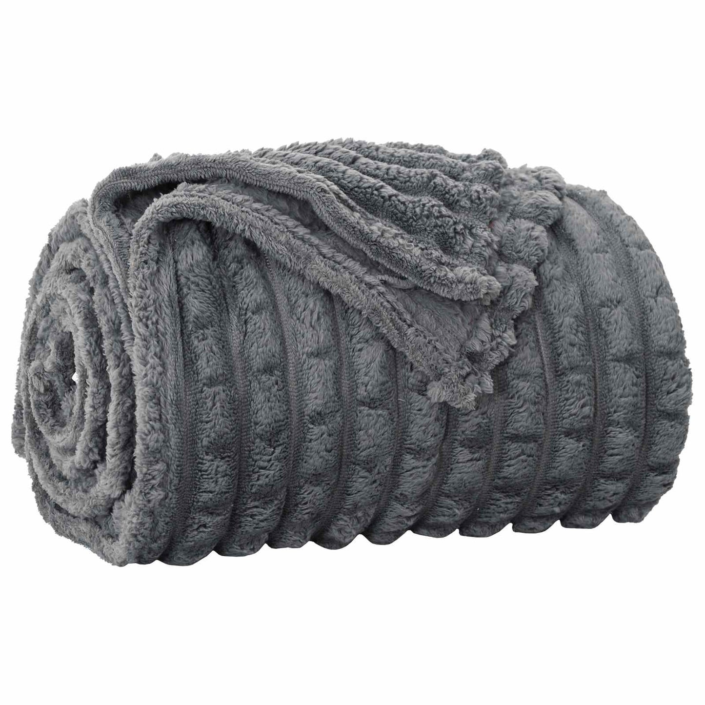 Wohndecke Dunkelgrau 200 x 150 cm 0.78 kg Fleece