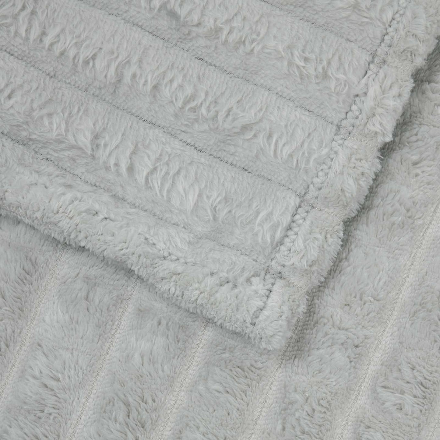 Wohndecke Grau 240 x 220 cm 1.38 kg Fleece