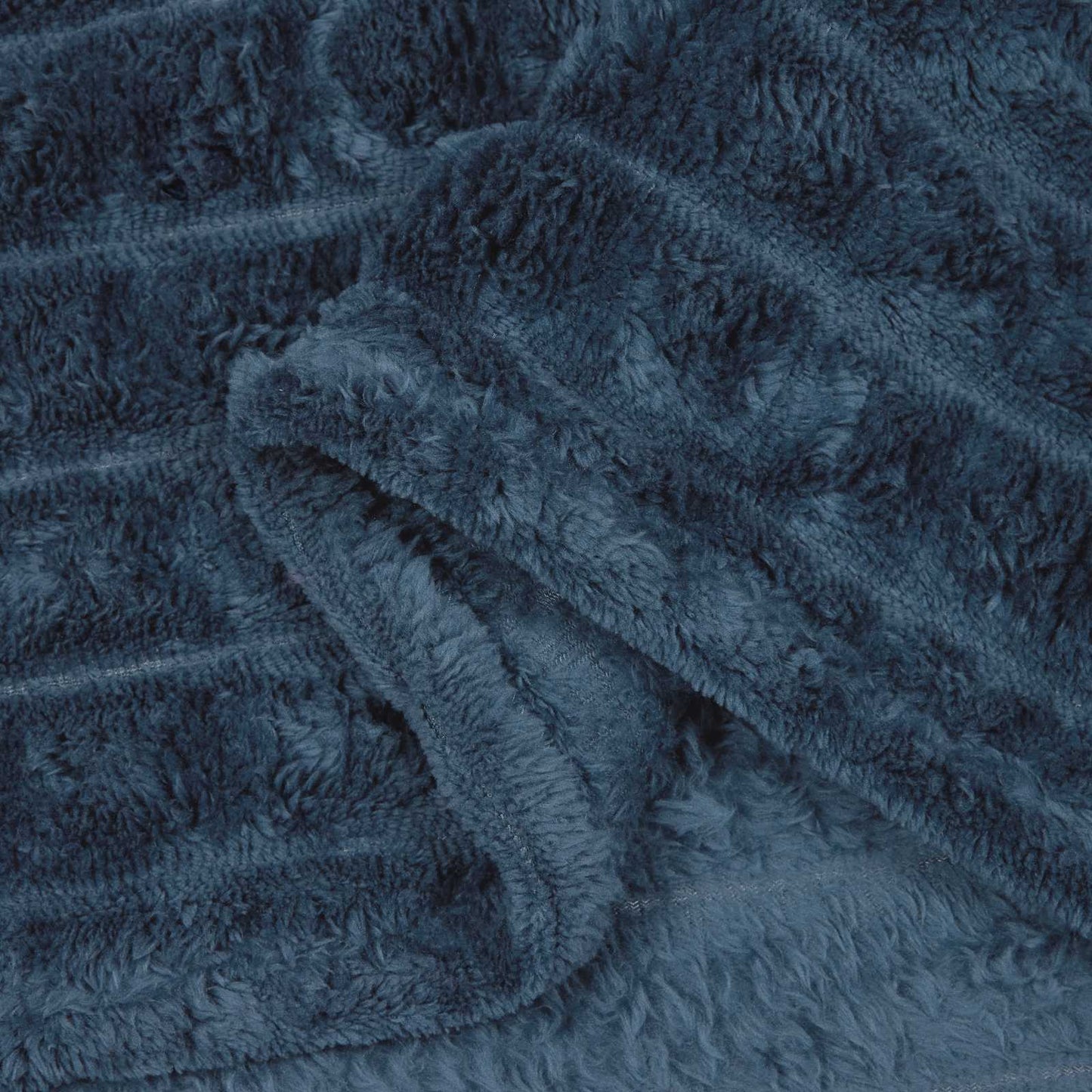 Wohndecke Marineblau 240 x 220 cm 1.37 kg Fleece