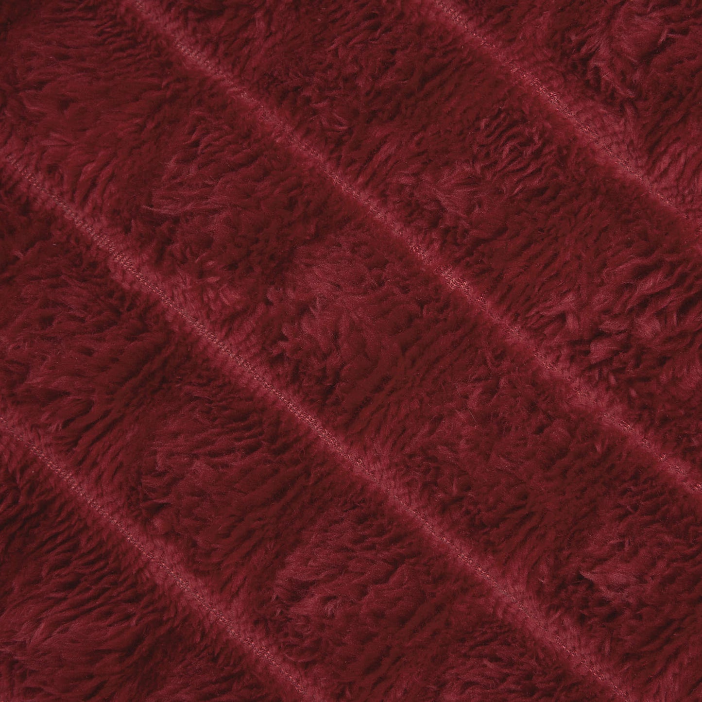 Wohndecke Bordeauxrot 270 x 240 cm 1.69 kg Fleece