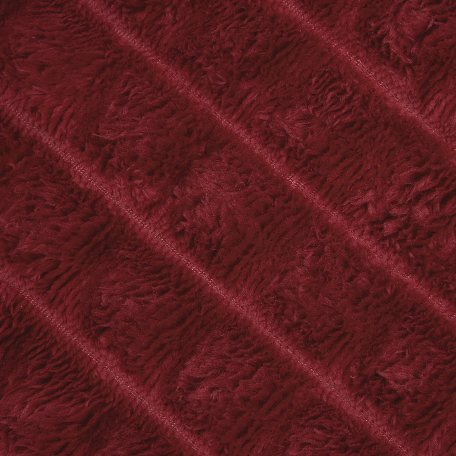 Wohndecke Bordeauxrot 270 x 240 cm 1.69 kg Fleece