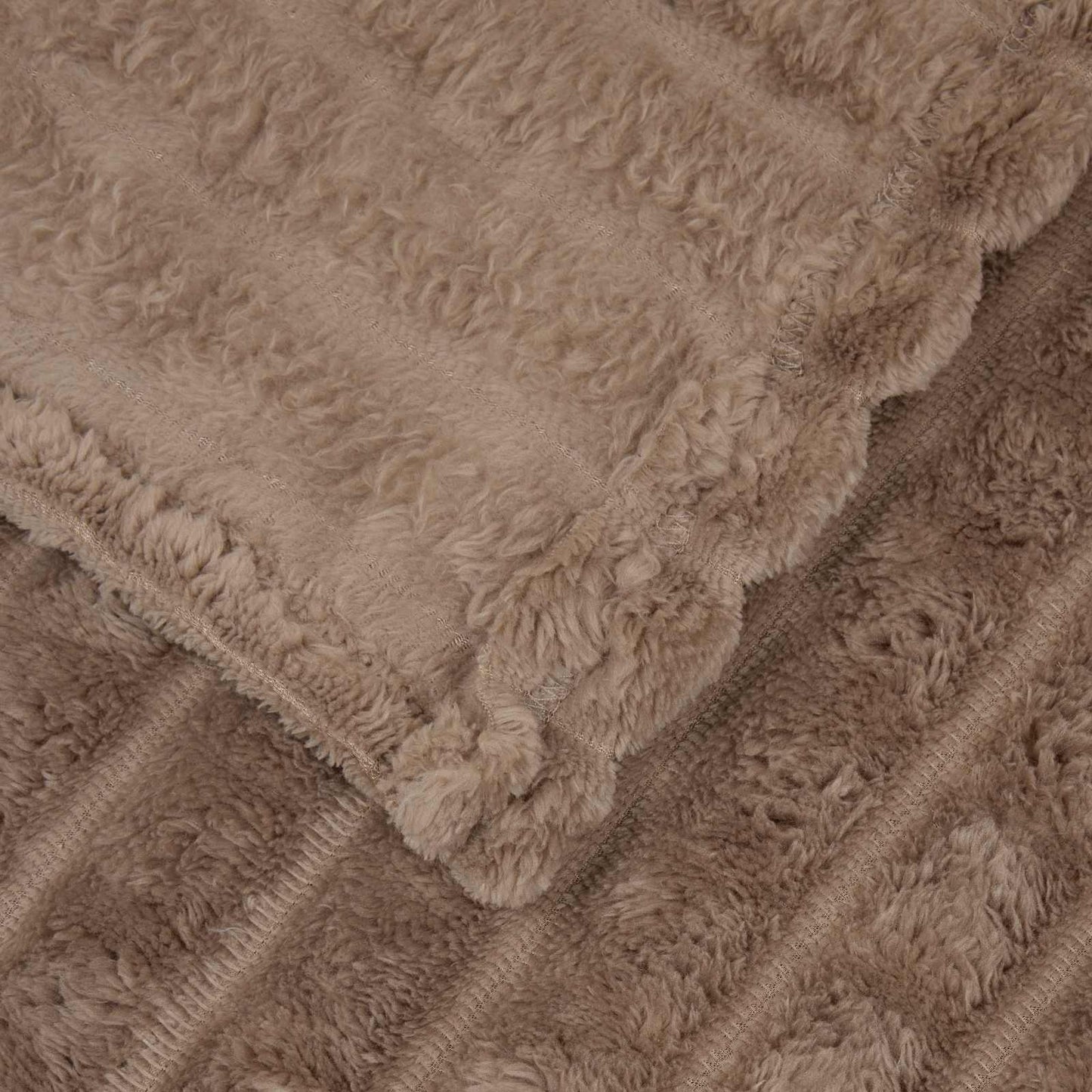 Wohndecken 6 Stk. Kamel 240 x 220 cm 8.63 kg Fleece